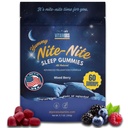 Dr Price Sleep Gummies dla dorosłych - 3 mg Melatonina, L- Theanina, GABA & Mieszanka ziołowa - Mieszany aromat jagodowy, Bezglutenowa Pomoc Sleep - 60 Count
