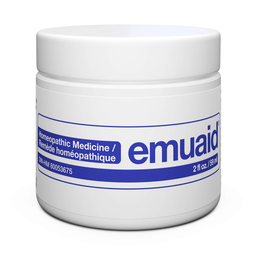 emuaid Maść na wyprysk i łuszczycę Relief, zmniejsza swędzenie, ból, opuchlizna, Regularne leczenie siłowe dla 100 + Warunki skóry, Steroid i Chemical- Free, Nadaje się do wszystkich wieków, 2oz