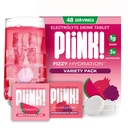 Plink! Fizzy Electrolyte Drink Tablets for Daily Hydration - 48ct Electrolyte Tablets + Sodu, Potasu, Magnezu, Low- Calorie, Low- Sugar Keto Electrolytes Puder Hydration Pakiety wody