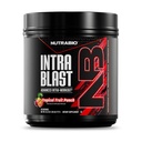 NutraBio Intra Blast Bcaa Proszek suplement aminokwasów, Electrolyte & Hydration Mieszanka, Intra, Pre Workout & Odzysk mięśni, 20g Eaa Acids proszku, 5g Glutamino- Tropical Fruit Punch, 30 Podawanie
