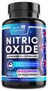 Booster tlenku azotu 2560mg - Dodatkowa moc L Arginina i suplement cytruliny dla mężczyzn i kobiet - Premium Mięśnie wspierające Booster azotu - Natural Energy & Heart Health Support - 120 Kapsułki