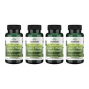 Swanson Full Spectrum Lion 's Mane Mushroom - Brain Health Supplement to Support Memory, Focus & Clarity * - May Also Aid Immune, Heart & Digestive Health - Gluten- Free & Non-GMO - 60 kapsułki (4 opakowania)