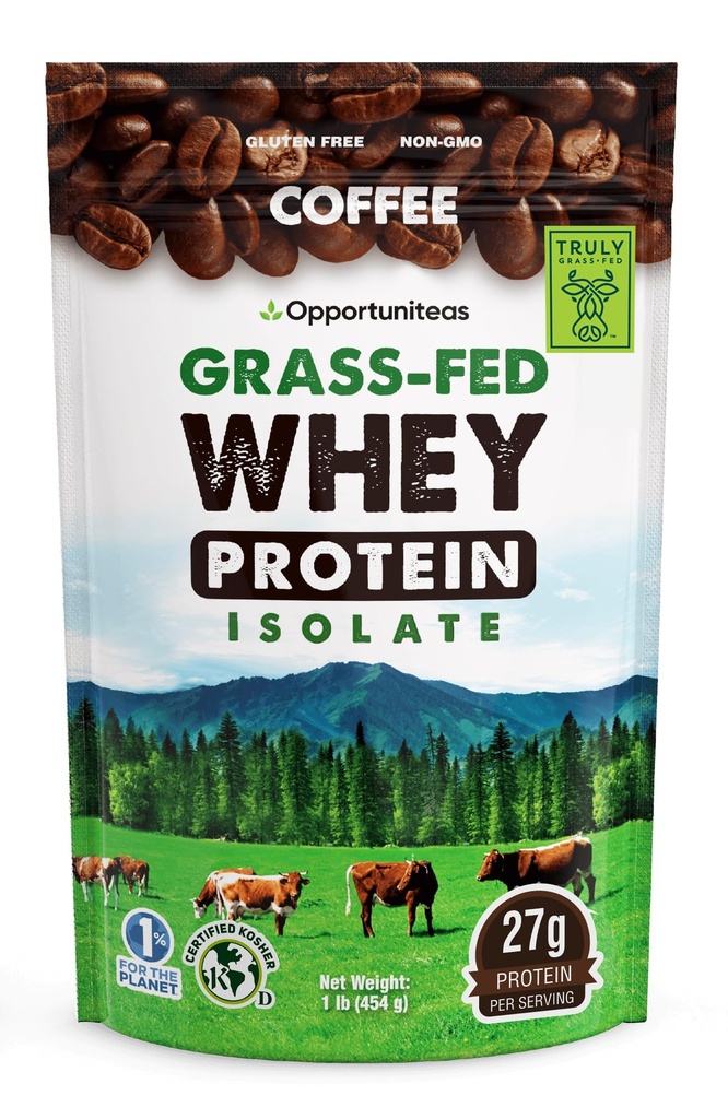 Okazja Kawa serwatka protein proszek - Niskie węglowodany i Keto Friendly - Serwatka z trawy izolacja + Kolumbii kawy - 60 mg kofeiny dla energii - Przed lub post Workout Drink Mix, Latte, Shake & Smoothie 1lb