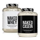 Naked Grass Fed Protein Bundle: 5LB Unflavored Serwatka i 5LB Kazeina niearomatyzowana