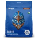 BIRDMAN Falcon Vegan Protein Powder Organic, Stevia & Sugar Free, Białko oparte na roślinach, niskie węglowodory, Wolne od mleka, Keto, Białko nieserwatki, Probiotyk, Białko pei 124; Smak czekolady - 60 Służenie - 3.9lb