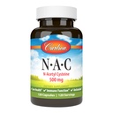 Carlson - NAC, N- Acetyl Cysteina, 500mg, Zdrowie wątroby, Immune Function, Przeciwutleniacz, 120 Kapsułki wegetariańskie