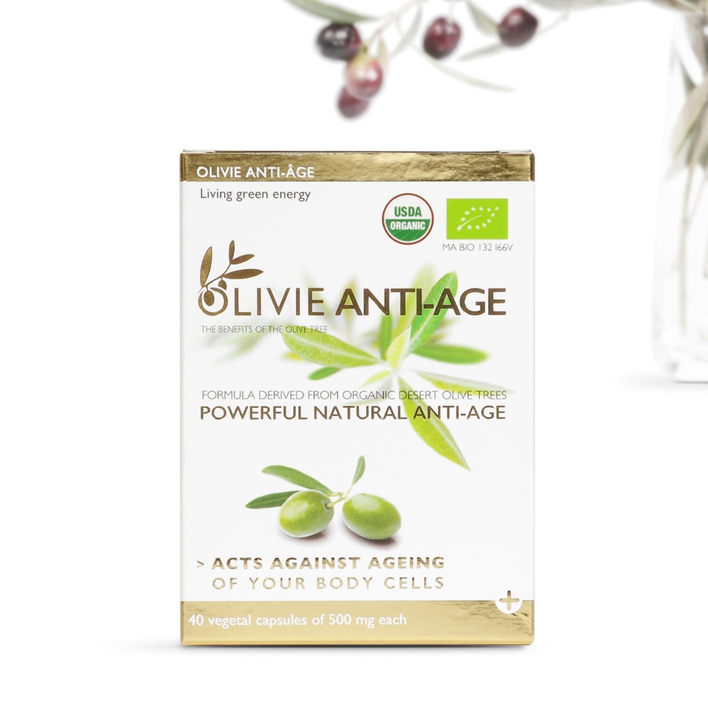 Organiczne przeciwutleniacze polifenole bogaty w liść oliwkowy Suplement ekstrakcyjny Kapsułki Olivie 124; Hydroksytyrozol Oleuropeina Anti Aging Supplement