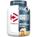 Dimatize ISO100 Proszek proteiny serwatki Izolat, Wanilia, 25g białka, 3 Funt, 5,5g BCAA, Mniej niż 120 Cal., Gluten Free, 1g tłuszczu, 1g cukru, 2g Carb (45 Sług)