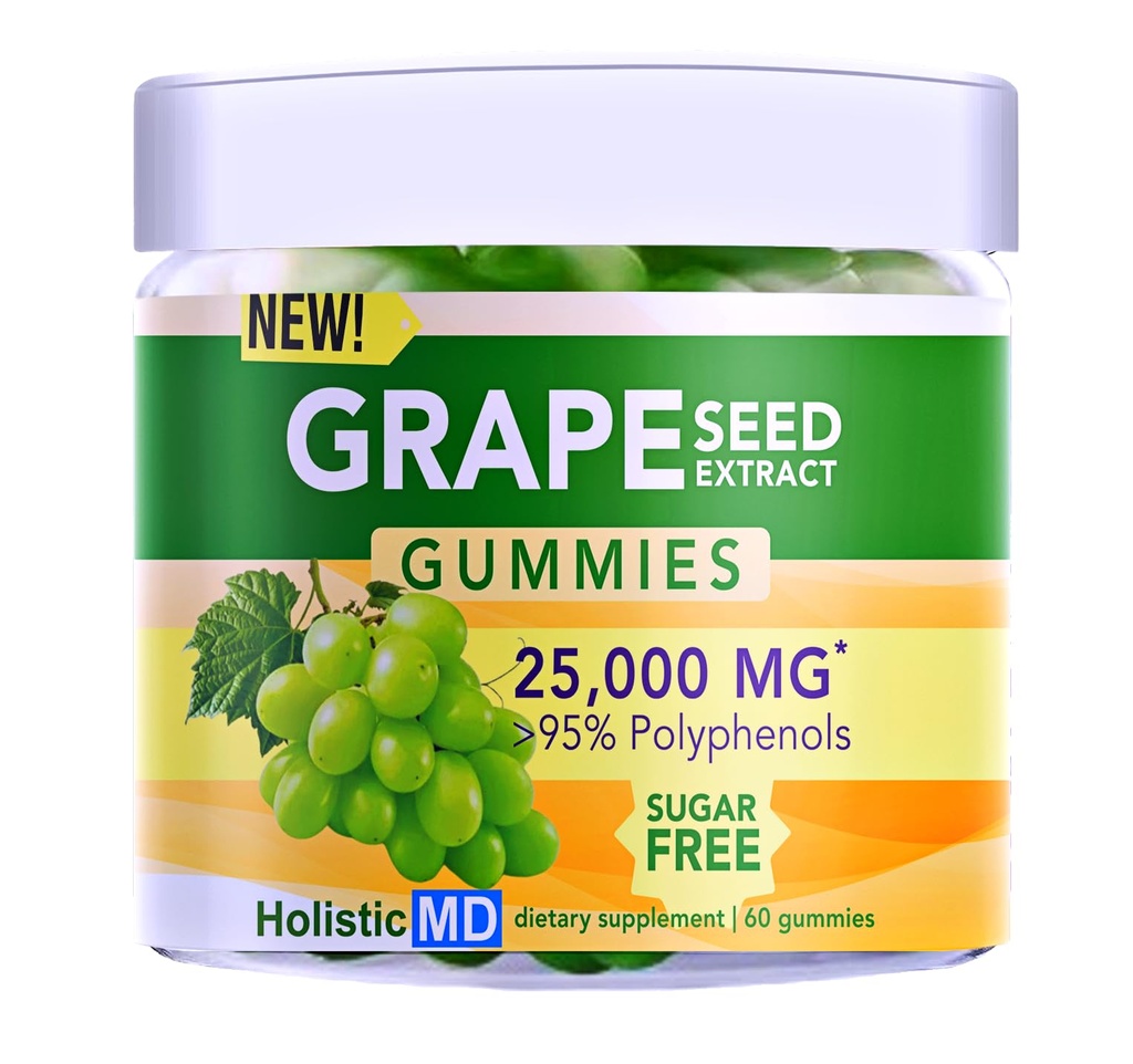 Ekstrakt z nasion winorośli Gumiaki membranowe 124; Olej z nasion winorośli 25,000 mg 50x Original between 124; > 95% Polifenole membranowe 124;