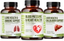 Heart Health Blood Pressure Supplement - Support Blood Pressure & Healthy Circularity Naturalnie z Hawthorn Berry & Hibiscus. Witaminy Tabletki na zdrowe nadciśnienie (BP) i zdrowe serce.