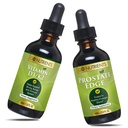 Składniki odżywcze Płynna witamina D3 z K2 (MK- 7) Drobs & Prostate Edge Prostate Supplement dla mężczyzn z Pygeum i Saw Palmetto Ekstrakt Witamina D3 i K2 Płynne witaminy Dropy Że pomoc stan emocjonalny