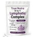 True Nutra Lymphatic Complex,True Nutra Lymphatic Complex 6 in 1 Drainage Supplement,Herbal Formula,Vegan,60 Capsules (1PCS)
