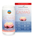 CalMag 2: 1 Wysoka absorpcja Wapnia Magnezu Cytrynian w proszku Suplement do odstresowania i snu, Suplement wapnia dla zdrowia kości, Lemon Malina Flavor 16.5oz (Opakowanie po 1)