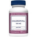 Witamina Chlorofil 100mg - Natural Food Supplement, Green Superfood, który wspiera system immunologiczny i produkcji energii, "Natural Deodorant" (100 kapsułki)
