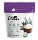 Kate Naturals Proszek inulinowy Organiczny z Blue Agave (8oz) Rozpuszczalny włókno prebiotyczne do kawy, Jogurt & Smoothies