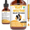 Natural Yeast Infection Treatment for Dogs,Supports Healthy Itch Relief,Inflammation Relief,Allergy Relief & More,Dog Ear Infection Treatment,Itch Relief for Dogs,Ear Infection Treatment for Dog
