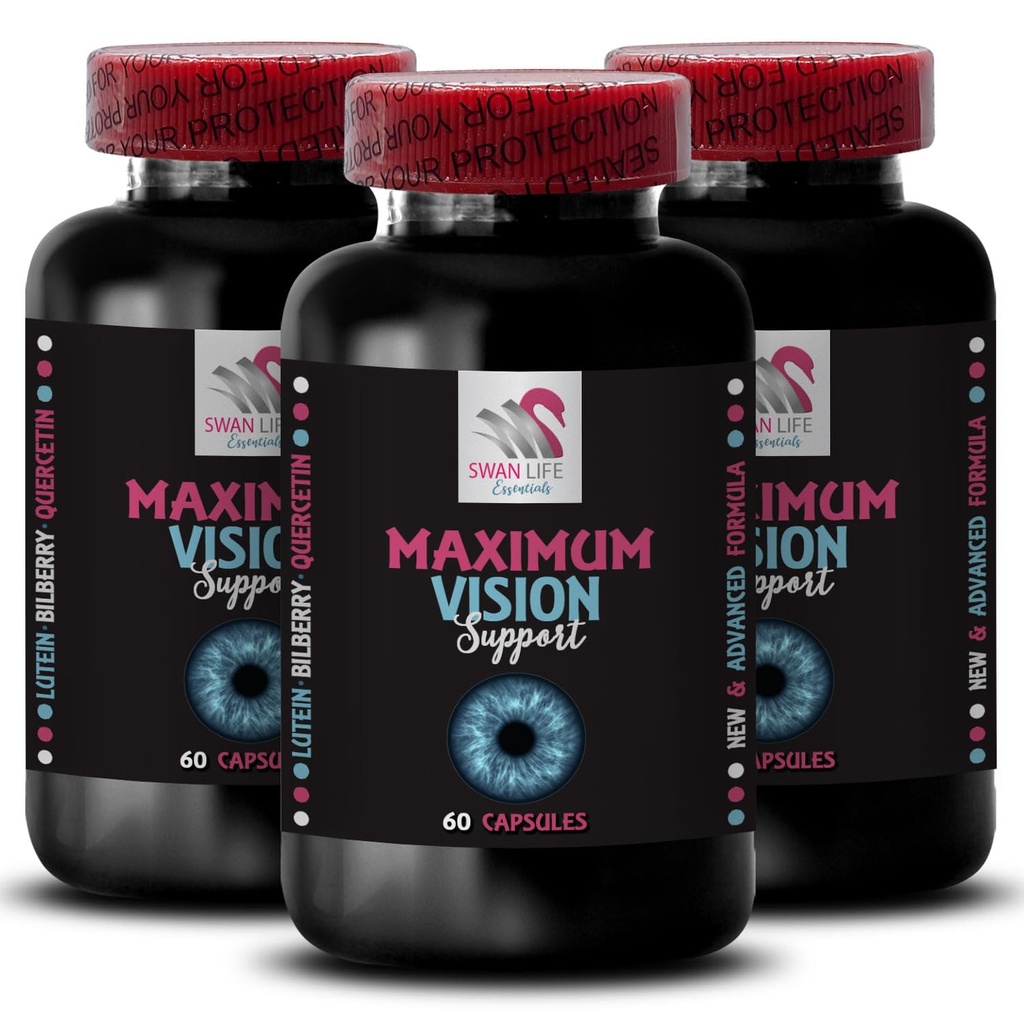 Sharp perception - EYE VISION SUPPLEMENT - Focus sharpener, Clear image, Visual boost, Clear outlook, Daily vision, Eye sharpness, Crisp sight, Precision sight, Clear perspective 3 Bottle 180 Caps