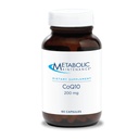Metaboliczny Konserwacja CoQ10 Kapsułki - 200mg Koenzym Q10 z Witaminą C - Przeciwutleniacz, Imimmunologiczny, Energia + Wsparcie sercowo-naczyniowe (60 Kapsułek)