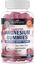 BioSchwartz Sugar Free Gummies Magnezu (30 Servings) Berry Flavored Magnezu Citrate Supplement Pomaga zdrowe Nerwy Mięśnie energii spokojny nastrój i sen (Vegan Safe, Nie GMO, 60 Gummies)