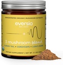 3 Mushroom Blend - Awaken Blend 60 Servings (60g) Mushroom Powder Blend for Mushroom Coffee or Smoothies - Lions Mane, Turkey Tail, and Cordyceps - >32% Beta-D-Glucans!