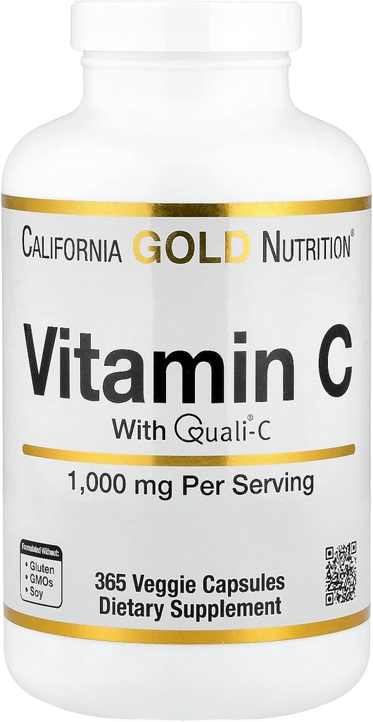 Jezioro Avenue witamina C Suplement Nutrition - Z Qualit- C Kwas askorbinowy - Wsparcie immunologiczne - Promotes Zdrowa odpowiedź immunologiczna - Vegan Friendly - Gluten Free, Non-GMO - 1000 mg - 365 Veggie