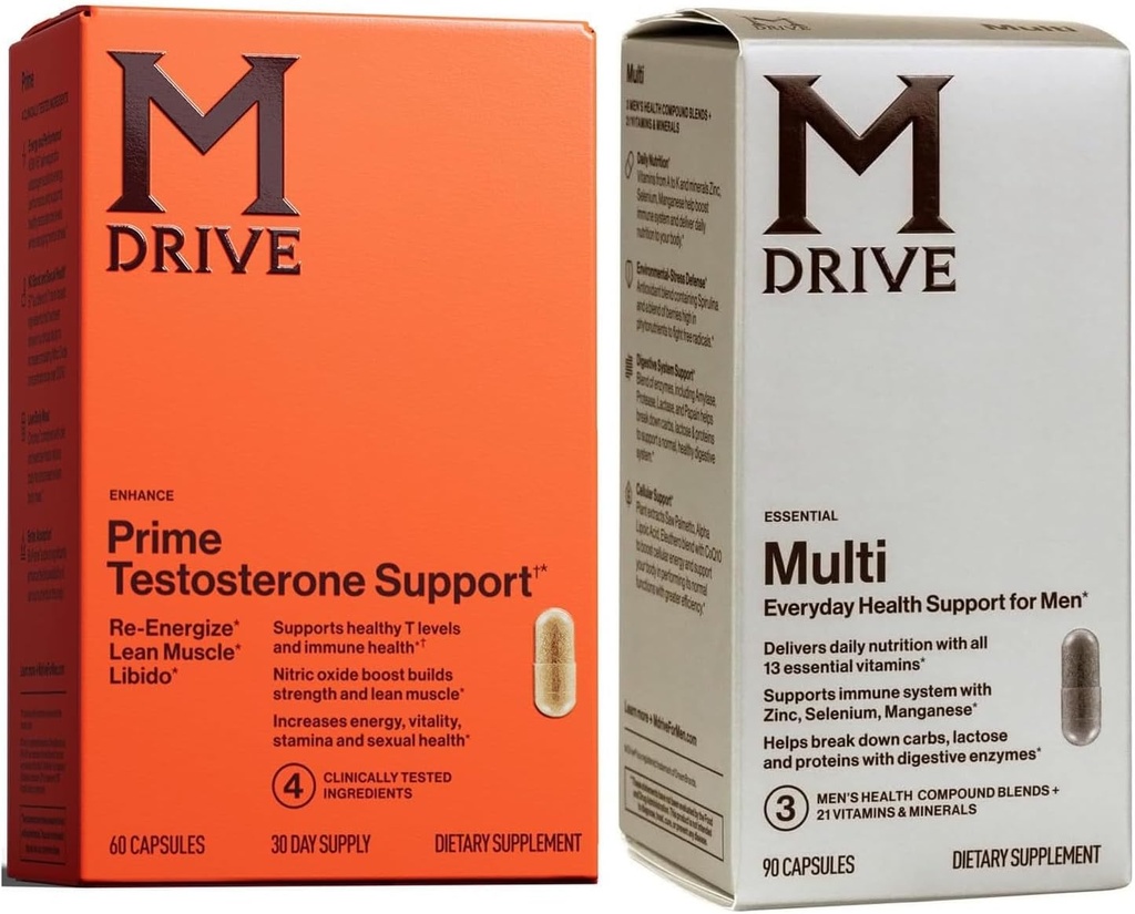 Mdrive Prime Testosteron Booster + Multiwitamina mężczyzn