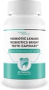 Probiotyki Bright Teeth Kapsułki - Nasze najlepsze Dental Probiotics White Teeth Support - Dental Probiotics Bright Whitening Teeth Mousse Alternatywne kapsułki - Probiotyki dla zębów Probiotic Mouth