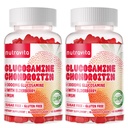 Nutravita Glukozamina Gummies Chondroitin z SM & Elderberry Extra Siła - Joint Support, Antyoksydant immunologiczny Suplement Wsparcia dla dorosłych, Mężczyźni i Kobiety. 120 Truskawki do żucia