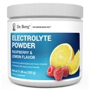 Dr Berg Zero Sugar Hydration Keto Electrolyte Proszek - Wzmocniony w / 1000 mg potasu i Real Pink Himalayan Salt (NIE Salt Stołowy) - Malina i Lemon Flavor Hydration Supplement - 50 Słupki