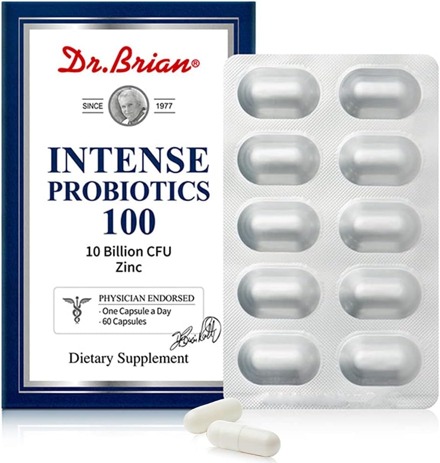 Dr.Brian Probiotyki 10 Miliard cfu Probiotyki dla kobiet Mężczyźni Dorośli Zaparcia Relief Digestive zdrowia jelitowego System odporności