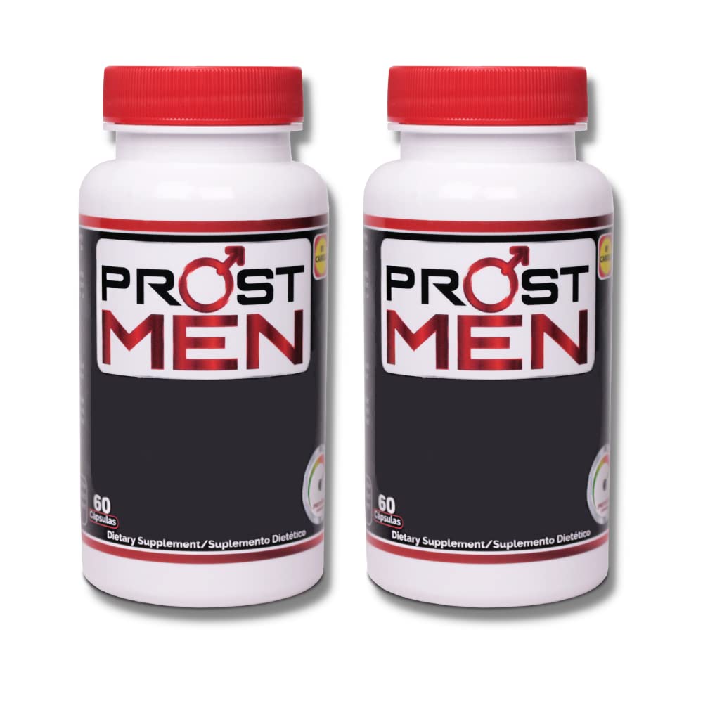 Supplement Prostate kapsułki - Wsparcie dla Prostate - Częstotliwość moczu - Sen jakości - Energia & Witalność - Saw Palmetto - Sting Nettle - Pakiet 2- 120 Czapki