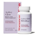 Kobiecy Aktywny połysk skóry włosów i paznokci Witaminy - Biotin, Longvida Curcumin & Hyaluronic Acid Supplements for Joint Health, Suchość skóry i cieńsze włosy (30 kapsułki)