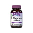 Bluebonnet Nutrition L- glutamina 500mg, Wspomaga funkcje immunologiczne, Transporter azotu, Soy & Gluten- Free, Non-GMO, Kosher Certified, Wegan, 50 Kapsułki warzyw, Biały, 50 Hrabia