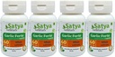 Kapsułki czosnkowe Forte 500 mg. 60 Veg. Kapsułki 124; Lahsan (Allium Sativum) Wyciąg Kapsułki dla mężczyzn i kobiet 124; Ayurvedic Herbal Supplement / Remedies 124; 10: 1 Forte (4 Butelki 60 Kapsułek)