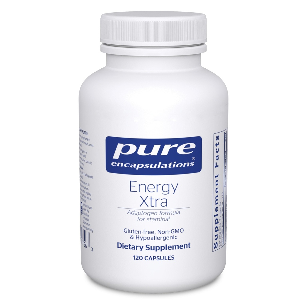 Pure Encapsulations Energy Xtra | Adaptogen Formula for Stamina* | 120 Capsules