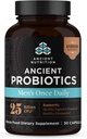 Ancient Nutrition Probiotics for Men, Ancient Probiotic Men 's Once Daily 30ct, Digestive and Immune Support, Bloating, Gaz i Zaparcia Relief, Gluten Free, Superfoods Blend, 25 Billion CFU *