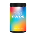 PWDRS Pre- Workout Powder, Wszystkie naturalne przedtreningowe dla energii, Pompa, Endurance & Siła, z kofeiną (Rainbow Snowcone)