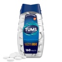 TUMS Ultra Siła do żucia Antacid Tablets for Heartburn Relief, Peppermint - 160 Count