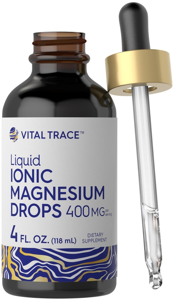 Carlyle Ionic Magnezu Liquid Complex 124; 400mg Six124; 4 fl oz Six124; Krople Wegetariańskie Ziarna i Gluten