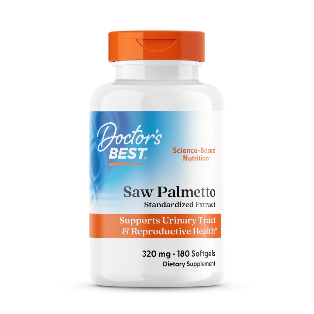 Doktor 's Best Saw Palmetto 320 Mg Softgels, 180 Count