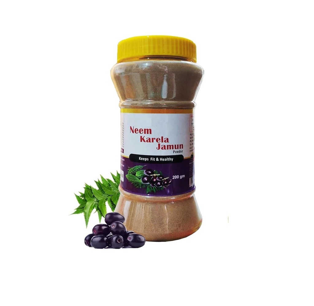 200 Gram/7 Oz - Neem Karela Jamun Powder