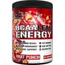 EVL BCAA Lean Energy Powder - Przed treningiem Green Tea Fat Burner Support with BCAA Amino Acids and Clean Energizers - BCAA Powder Post Workout Recovery Drink for Lean Muscle Recovery - Fruit Punch