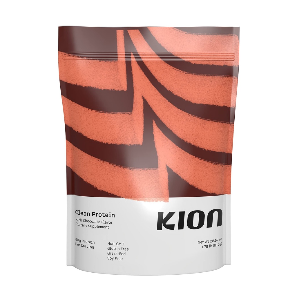 Kion czyste białko 124; Grass- Fed & Pasture- wychwycony ser izolacja białka proszku 124; Bogata czekolada 124; 30 Służenie