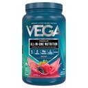 Vega All in One Nutrition Organic - 20 g Białko grochu na bazie plantacji, Berry, 20 Sług, Witaminy A & C, Probiotyki, Zielone, Wegan, Keto, Gluten Free, 24.3oz (Packaging May Vary)