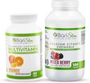 BariSlim Bariatryczny Wapnia Citrate & Advanced Chewable Multivitamine - Witamina bariatryczna i suplement do chirurgii pobariatrycznej, w tym obejście żołądka i rękaw gastrycznych