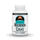 Źródło Naturals Magnezu Citrate, Wspiera zdrowie kości i serca * 133 mg - 180 kapsułek