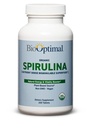 BioOptimal Organic Spirulina Tablets - Organic, Non-GMO, No Additives or Fillers - 500mg Premium Quality Dietary Supplement with Vitamin, Minerals, & Antioksydants (240 Tablets)
