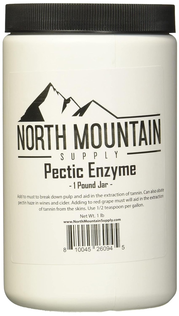 North Mountain Supply Pectic Enzym - 1 słoik funtowy