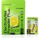 PowderWitamina Electrolytes Powder Plus, Keto, Lemoniada, Cukier wolny, Pink Himalayan Salt, 1000mg Potasu, 120mg Wapnia, 120mg Magnezu, Non-GMO, Zero Kalorii, (16 pakietów nawadniających)
