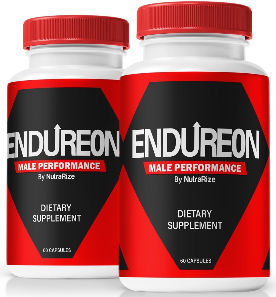 NutraRize (2 Pack) Endureon Pigułki - Codzienne wsparcie Formuła z Premium Składniki pomóc Sustain męskiej energii, Performance & Everyday Wellness 124; Easy- to- Weź kapsułki (120 kapsułki)